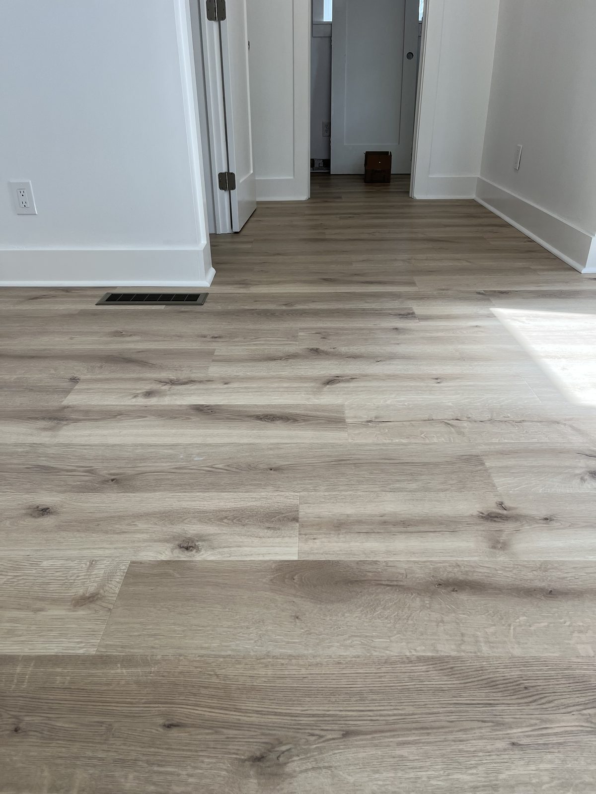 LVP flooring in hallway